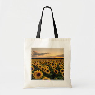 Flowers Sunflower Field Tote Bag