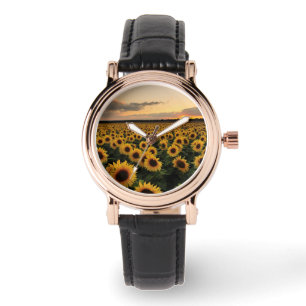 Flowers   Sunflower Field Watch