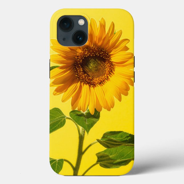 Flowers | Sunflower on Yellow Case-Mate iPhone Case (Back)