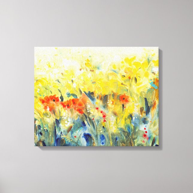 Flowers Sway II Canvas Print (Front)
