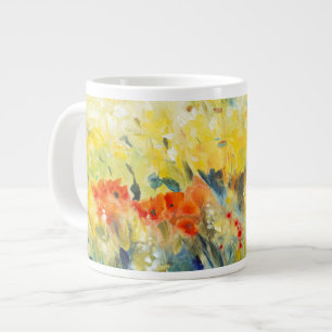 Flowers Sway II Large Coffee Mug