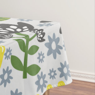 flowers tablecloth