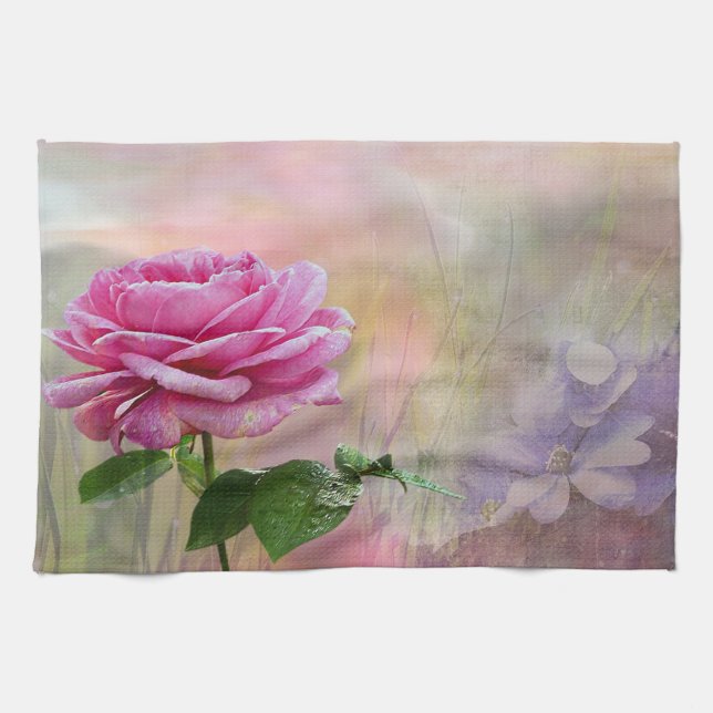 Flowers Tea Towel (Horizontal)