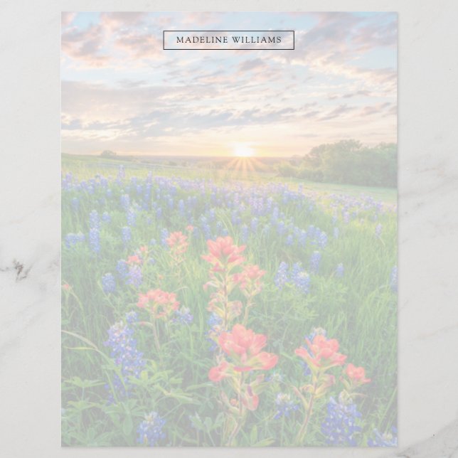 Flowers | Texas Bluebonnets & Indian Paintbrush (Front)