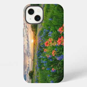 Flowers Texas Bluebonnets & Indian Paintbrush iPhone 13 Case