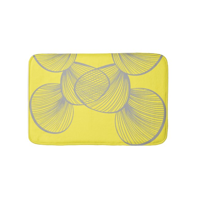 Flowers, the colour of the year notebook bath mat (Front)