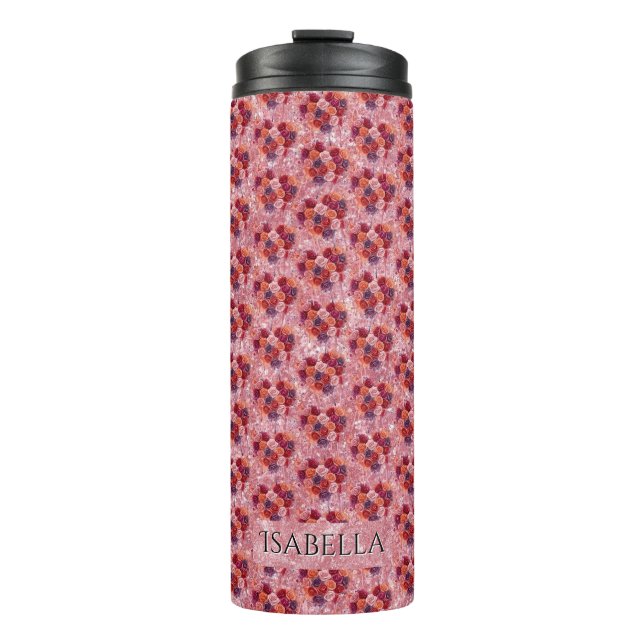 Flowers Thermal Tumbler (Front)