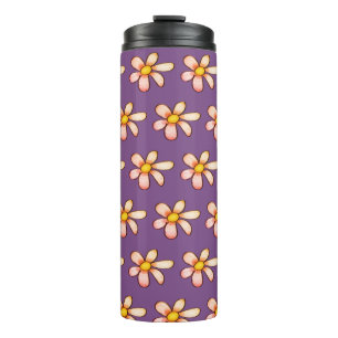 Flowers Thermal Tumbler