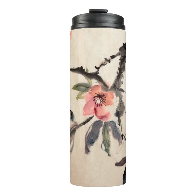 Flowers Thermal Tumbler (Front)