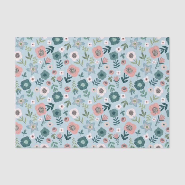 Flowers  tissue paper (Front)