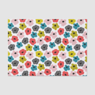 Flowers tissue paper