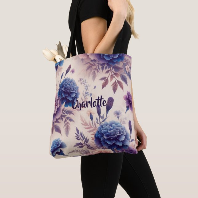 Flowers Tote Bag (Close Up)