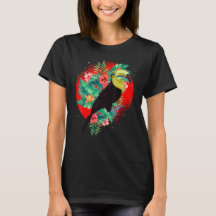 Flowers Tropical Animal  Rainforest Bird Floral To T-Shirt