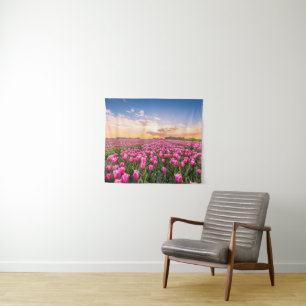 Flowers Tulips South Holland, Netherlands Tapestry