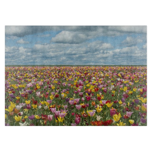 Flowers | Tulips Willamette Valley Oregon Cutting Board (Front)