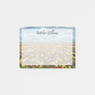 Flowers Tulips Willamette Valley Oregon Post-it Notes