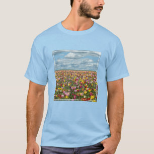 Flowers Tulips Willamette Valley Oregon T-Shirt