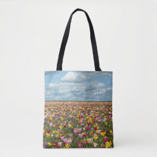 Flowers Tulips Willamette Valley Oregon Tote Bag