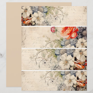 Flowers Vintage Collage 1