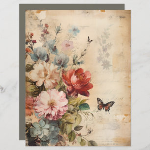 Flowers Vintage Collage 2b