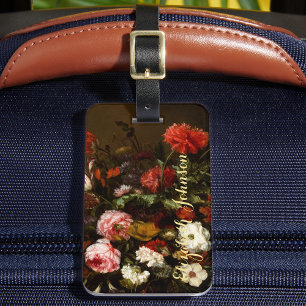 Flowers Vintage Floral Art Travel Luggage Bag Tags