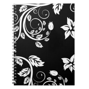 Flowers Vintage Girly Cute Notebook