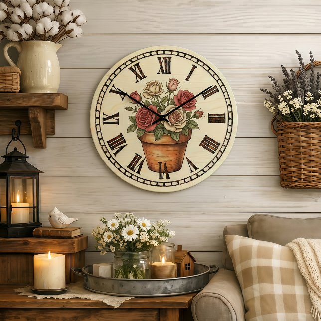 flowers - Wall Clock (Creator Uploaded)