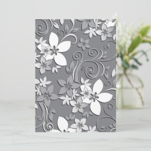 Flowers wall paper 2 card