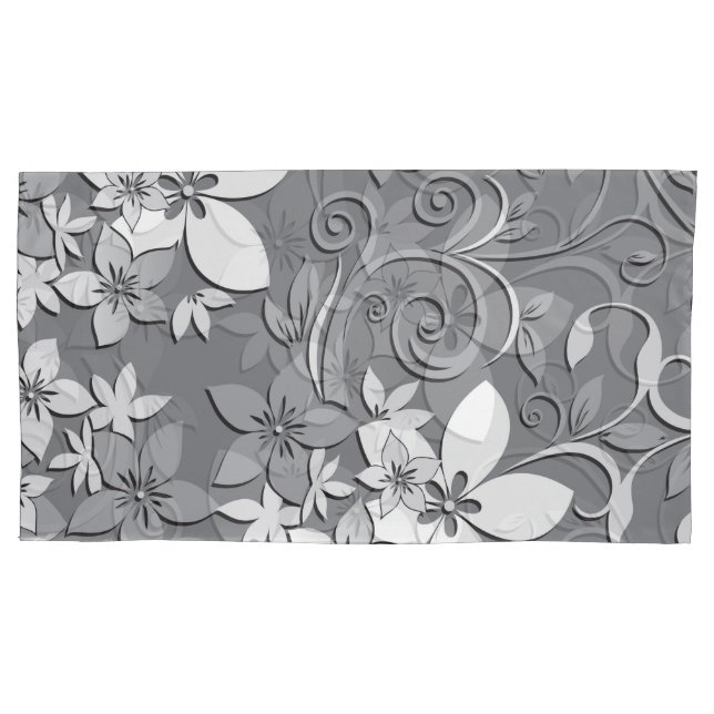 Flowers wall paper 2 pillowcase (Front)