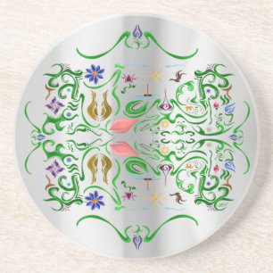 Flowers & Whims~echo Coaster
