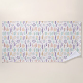 Flowers Whisper Beauty To The World Beach Towel