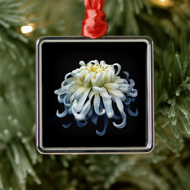 Flowers | White Chrysanthemum Metal Tree Decoration (Tree)