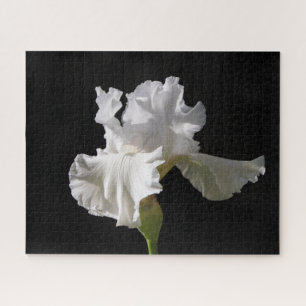 Flowers White Iris Jigsaw Puzzle