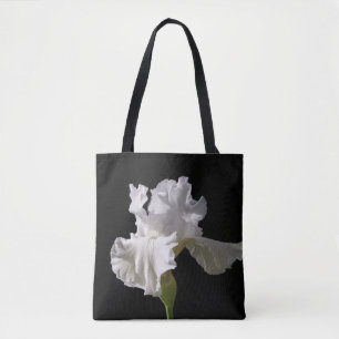 Flowers   White Iris Tote Bag