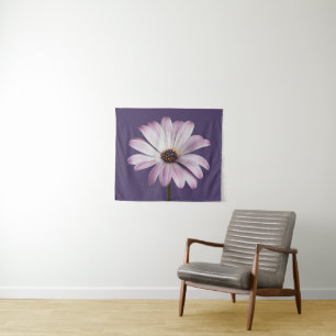 Flowers White & Purple Daisy Tapestry