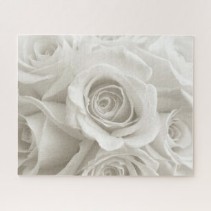 Flowers White Roses Jigsaw Puzzle