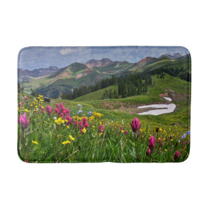 Flowers Wildflowers Durango, Colorado Bath Mat
