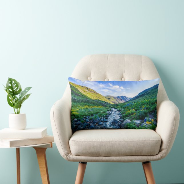 Flowers | Wildflowers in Colorado Lumbar Cushion (Chair)