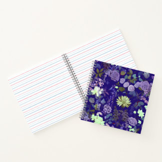 Flowers with an elegant and fascinating atmosphere notebook