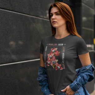 Flowers With Eyes 3D Nature  T-Shirt