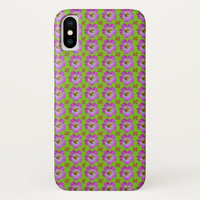 Flowers with gold dots Case-Mate iPhone case (Back)