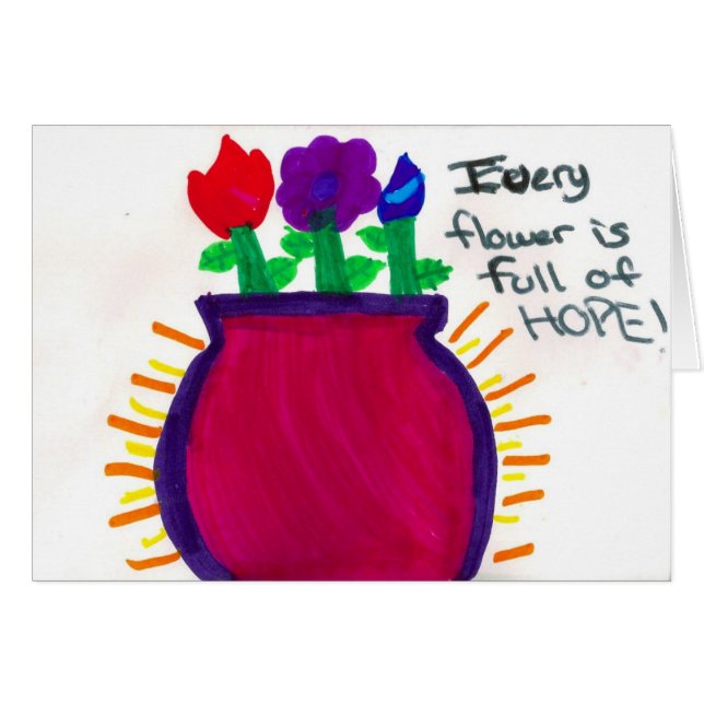 FLOWERS WITH HOPE (Front Horizontal)