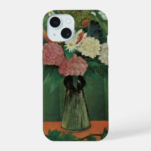 Flowers with Ivy by Henri Rousseau, Vintage Floral iPhone 15 Case
