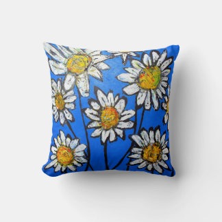 Flowers with White Pedals Cushion