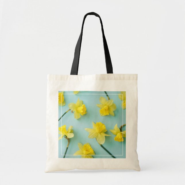 Flowers | Yellow Daffodils Tote Bag (Front)