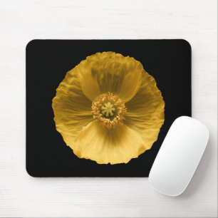 Flowers   Yellow Poppy Mouse Pad
