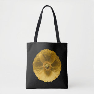 Flowers   Yellow Poppy Tote Bag