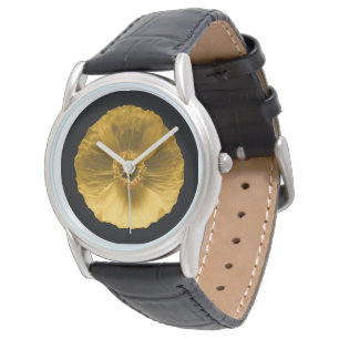 Flowers   Yellow Poppy Watch