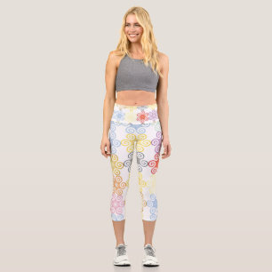Flowers   Zazzle_Growshop. Capri Leggings
