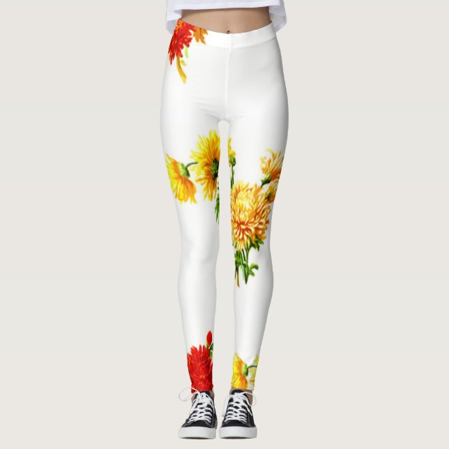 Flowers | Zazzle_Growshop. Leggings (Front)